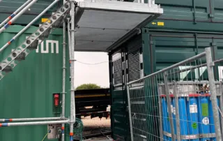 Podeste für Container