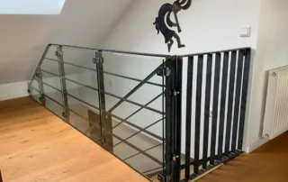 Treppengeländer Glaselement