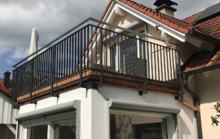 Dachterrassse Balkongeländer