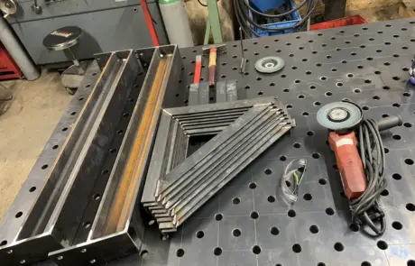 Winkel für Startrampe BMX-Bahn